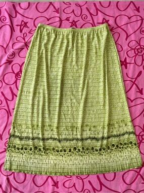 Pleat Pleat by Rafael Midi Y2K garden fairy core skirt